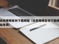 泗阳自救视频素材下载网站（自救视频素材下载网站免费）